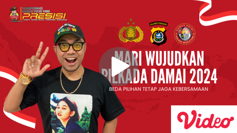 Boni Eko Lalahatu "Mari Wujudkan Pilkada Damai 2024"