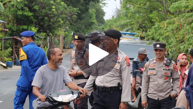Kampanye Haliana-Safia di Desa Numana Berlangsung Aman, Polres Wakatobi Apresiasi Sinergi Masyarakat