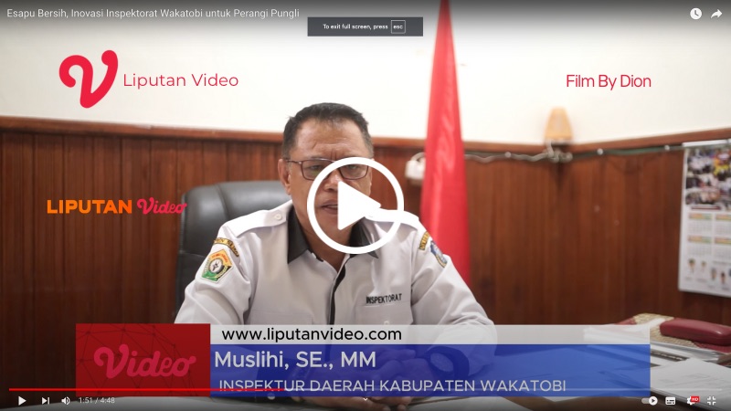 Esapu Bersih, Inovasi Inspektorat Wakatobi untuk Perangi Pungli