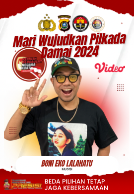 Boni Eko Lalahatu \"Mari Wujudkan Pilkada Damai 2024\"