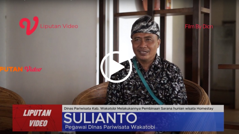 dinas pariwisata Kabupaten Wakatobi melakukan pembinaan sarana hunian wisata homestay