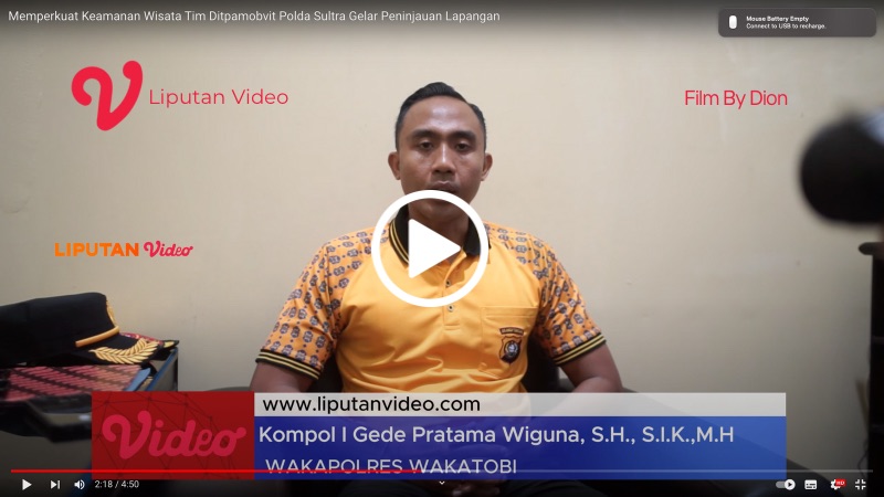 Memperkuat Keamanan Wisata Tim Ditpamobvit Polda Sultra Gelar Peninjauan Lapangan
