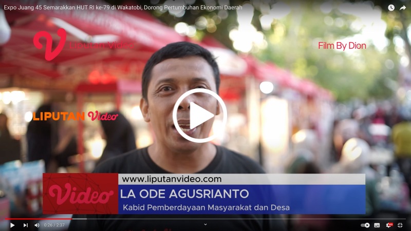 Expo Juang 45 Semarakkan HUT RI ke-79 di Wakatobi, Dorong Pertumbuhan Ekonomi Daerah