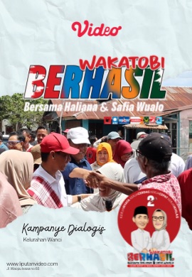 Penjemputan Pasangan Paslon Berhasil di Kampanye Dialogis Kelurahan Wanci Lorong Kelapa