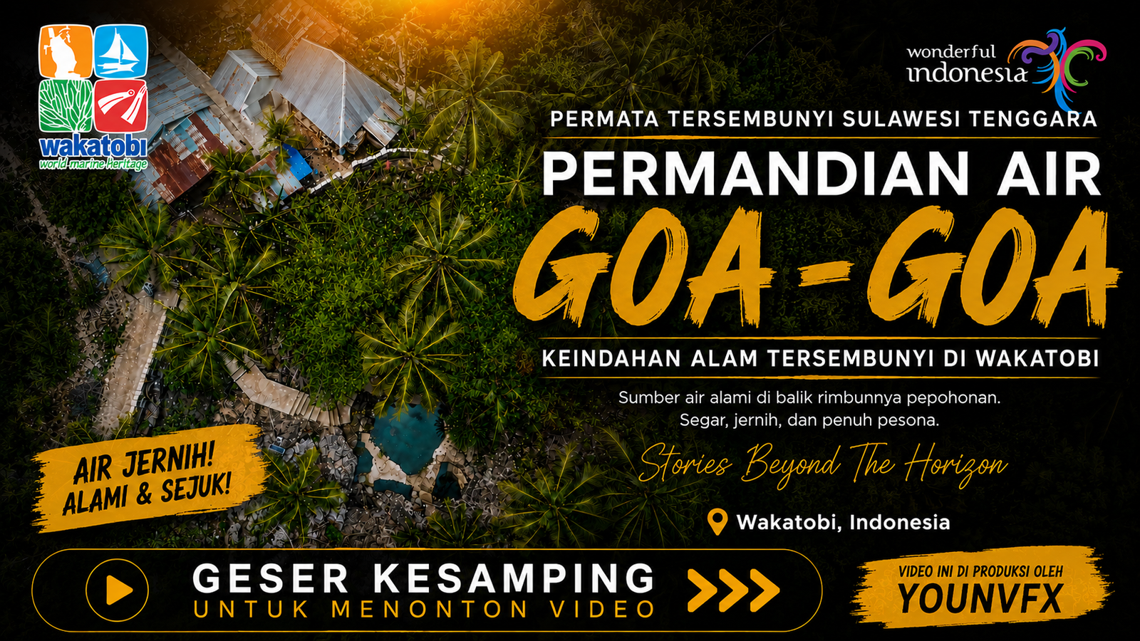 Goa Permandian yang ada di pulau wangi-wangi Wakatobi